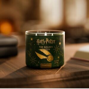Harry Potter The Golden Snitch 3-Wick Candle NEW by Goose Creek